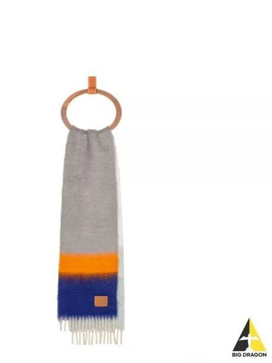 Striped Mohair Wool Muffler - LOEWE - BALAAN 2