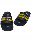 Men's Industrial Slider Slippers Black - OFF WHITE - BALAAN 4