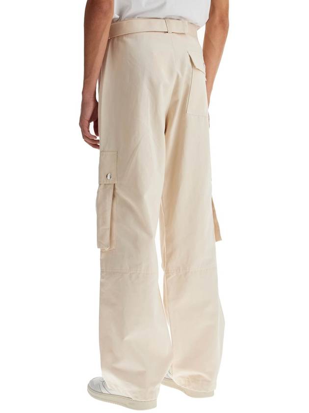 cargo gabardine trousers in eight - JACQUEMUS - BALAAN 3