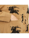 EKD Cotton Silk Cardigan Camel - BURBERRY - BALAAN 9