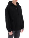 S Macs Logo Hoodie Black - DIESEL - BALAAN 3