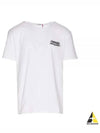 Men's Logo Embroidery Short Sleeve T-Shirt White - ALEXANDER MCQUEEN - BALAAN 2