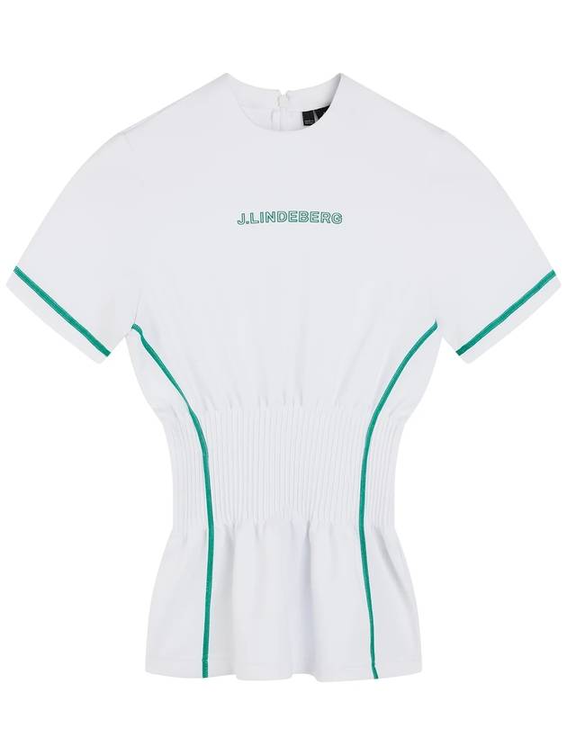 Kim short sleeve t-shirt white - J.LINDEBERG - BALAAN 6