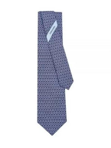 Tie 350945 768501 Navy - SALVATORE FERRAGAMO - BALAAN 1