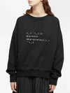 Font Generator Logo Sweatshirt Black - MAISON MARGIELA - BALAAN 4