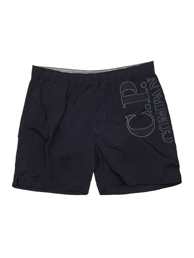 Big Logo Swim Pants Black - CP COMPANY - BALAAN 2