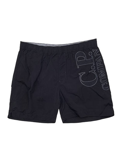 Big Logo Swim Shorts Black - CP COMPANY - BALAAN 2