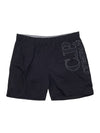 Big Logo Swim Pants Black - CP COMPANY - BALAAN 1