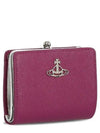 ORB Logo Half Wallet Dark Purple - VIVIENNE WESTWOOD - BALAAN 2