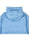 Women's Taffeta Reversible Wet Repellant Taffeta Down Padding Light Blue - MAX MARA - BALAAN 11