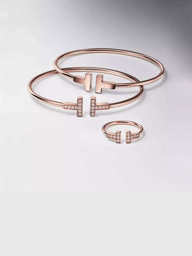 Tiffany T Diamond Wiring Rose Gold 33282559 - TIFFANY & CO. - BALAAN 7