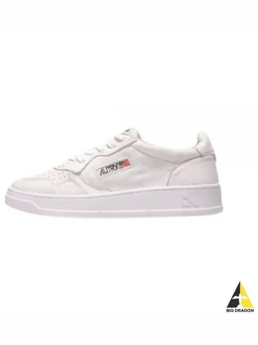 Medalist Logo Patch Low Top Sneakers White - AUTRY - BALAAN 2