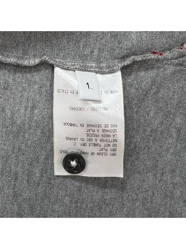 Pocket short sleeve t shirt gray size 1 - THOM BROWNE - BALAAN 7