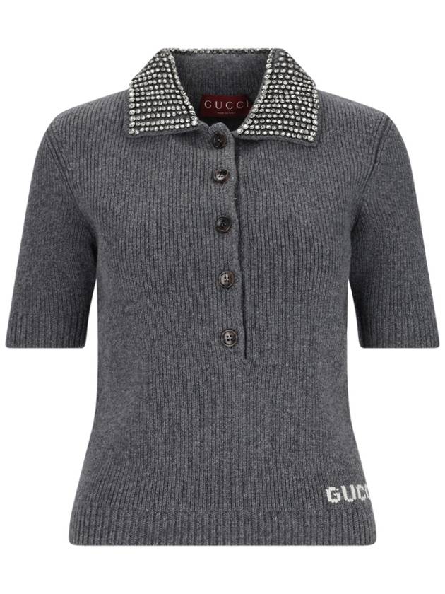 Gucci Sweaters Grey - GUCCI - BALAAN 2