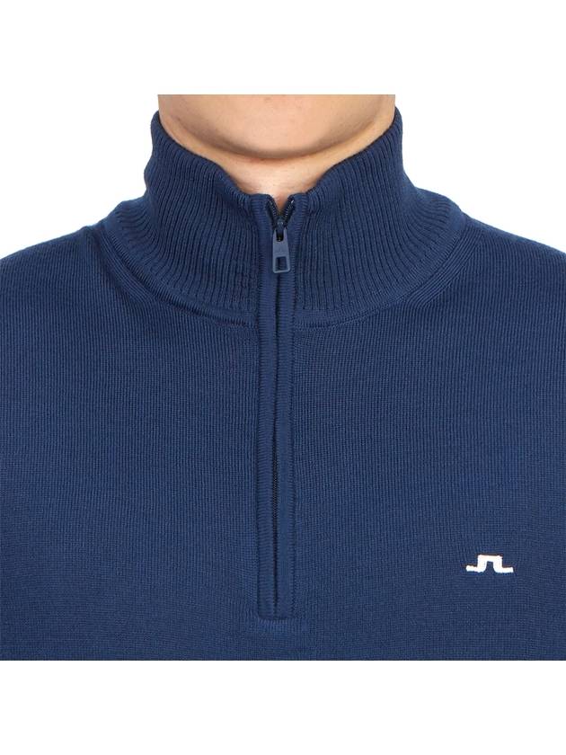 Knit Kian Zipped Sweater GMKW09326 O341 Men's Kian Zipped Golf Sweater - J.LINDEBERG - BALAAN 7