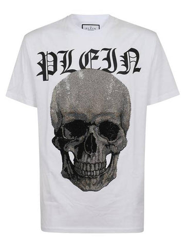 short sleeve tshirt WHITE - PHILIPP PLEIN - BALAAN 1