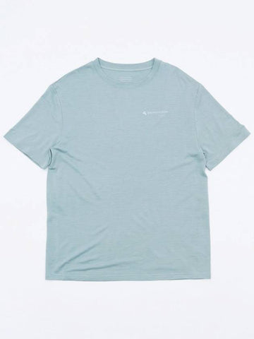 Men's Narfi Short Sleeve T-Shirt Fluorite Grey - KLATTERMUSEN - BALAAN 1