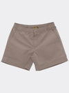 Back Pocket Cotton Blend Shorts Grey - TEN C - BALAAN 4