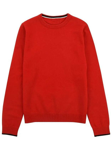 Golf Wear Cashmere Sweater WB21FAWN01RD Red - WHITEBALL - BALAAN 1