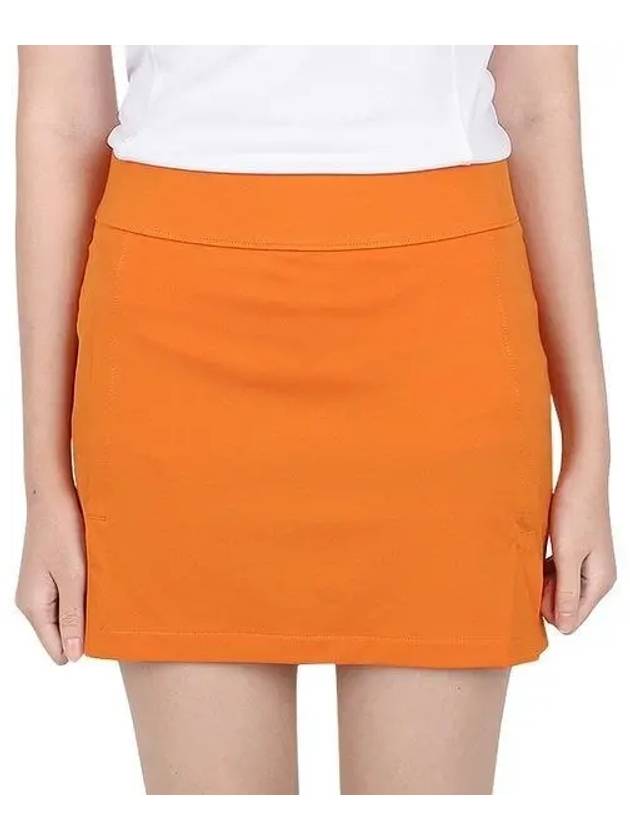 Women's Amelie H Line Skirt Orange - J.LINDEBERG - BALAAN 2