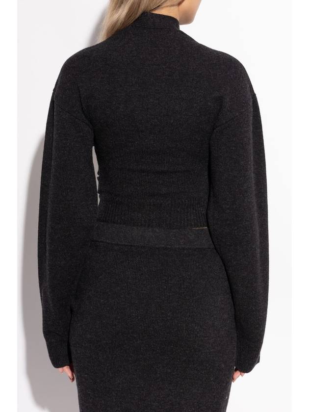 Balenciaga Wool Sweater, Women's, Grey - BALENCIAGA - BALAAN 4