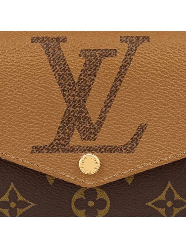 Sarah Monogram Reverse Long Wallet Brown - LOUIS VUITTON - BALAAN 6