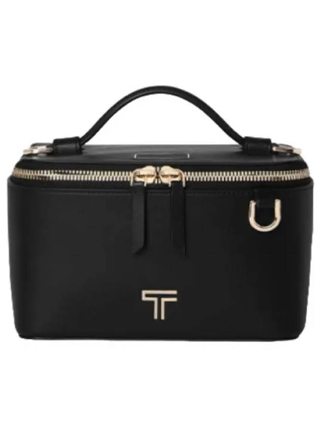 Voyager Rex Small Train Case Cosmetic Bag Black Light Gold - TUMI - BALAAN 1