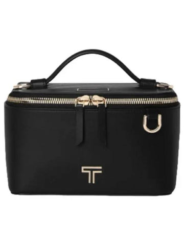 Voyager Rex Small Train Case Cosmetic Bag Black Light Gold - TUMI - BALAAN 1