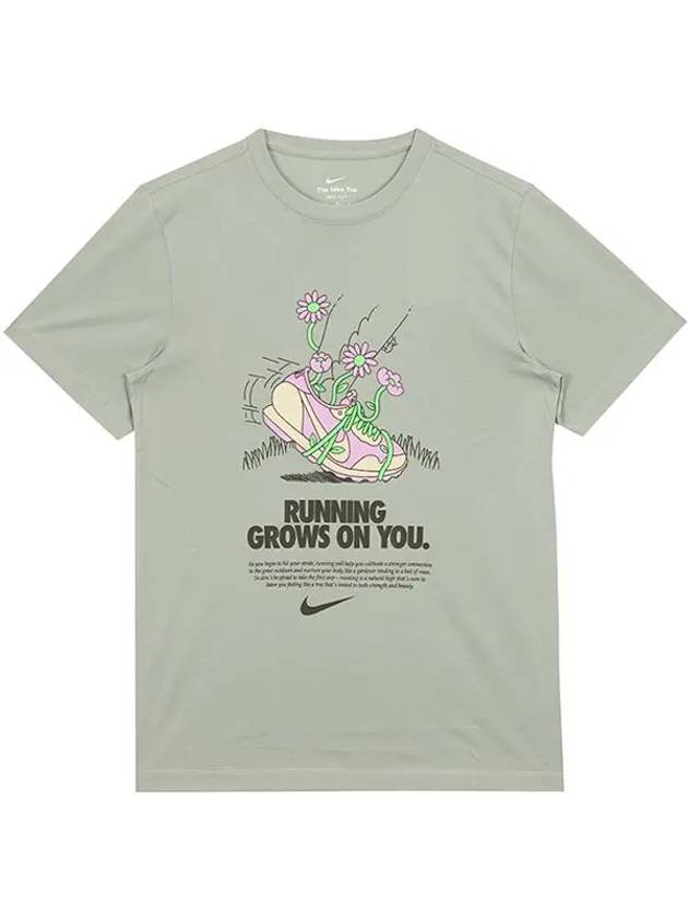 Dri-Fit Running Short Sleeve T-Shirt Jade Horizon - NIKE - BALAAN 3