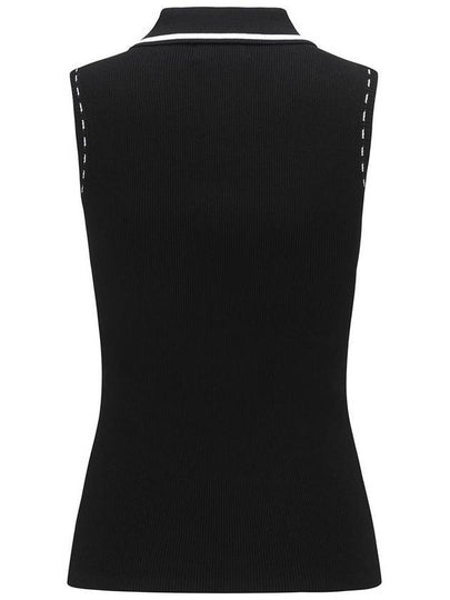 WOMEN SLEEVELESS COLLARED SWEATERBK - ANEWGOLF - BALAAN 2