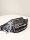 Nylon Logo Nuxx Cross Bag Black - SAINT LAURENT - BALAAN 9