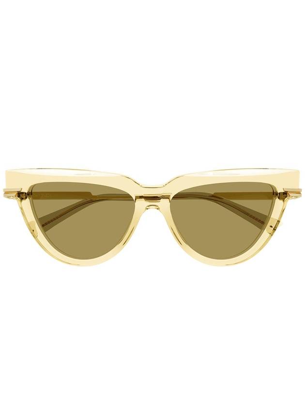 Sunglasses BV1265S 004 TRANSPARENT YELLOW - BOTTEGA VENETA - BALAAN 2