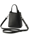 Micro Leather Mini Tote Bag Black - TOD'S - BALAAN 4