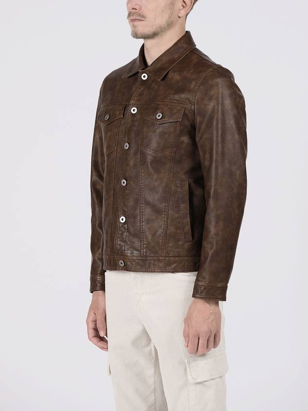 Eco Leather Rivet Trucker Jacket M IPJP63 - PANICALE - BALAAN 2