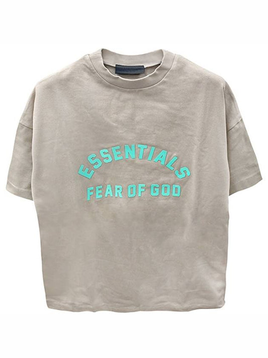 125SP242005F 849 Essential Spring Printed Logo T-Shirt Seal Men's T-Shirt TLS - FEAR OF GOD - BALAAN 1