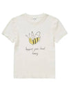 90s baby local honey short sleeve t shirt vintage white - RE/DONE - BALAAN 2