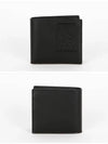 Anagram Logo Patch Bifold Calfskin Half Wallet Black - LOEWE - BALAAN 3