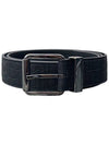 Gravity Black Leather Belt 4333RUFLG - DIOR - BALAAN 1