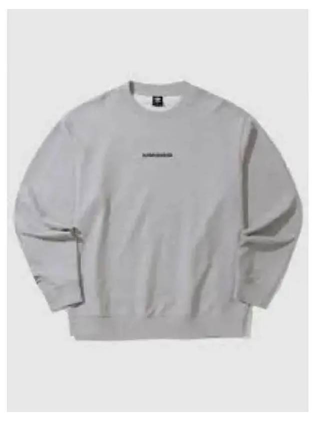 CP Company Light Fleece Logo Sweatshirt Gray Melange 13CMSS161A002246GM93 - CP COMPANY - BALAAN 2