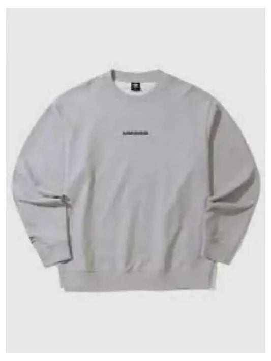 Light Fleece Logo Sweatshirt Grey Melange - CP COMPANY - BALAAN 2