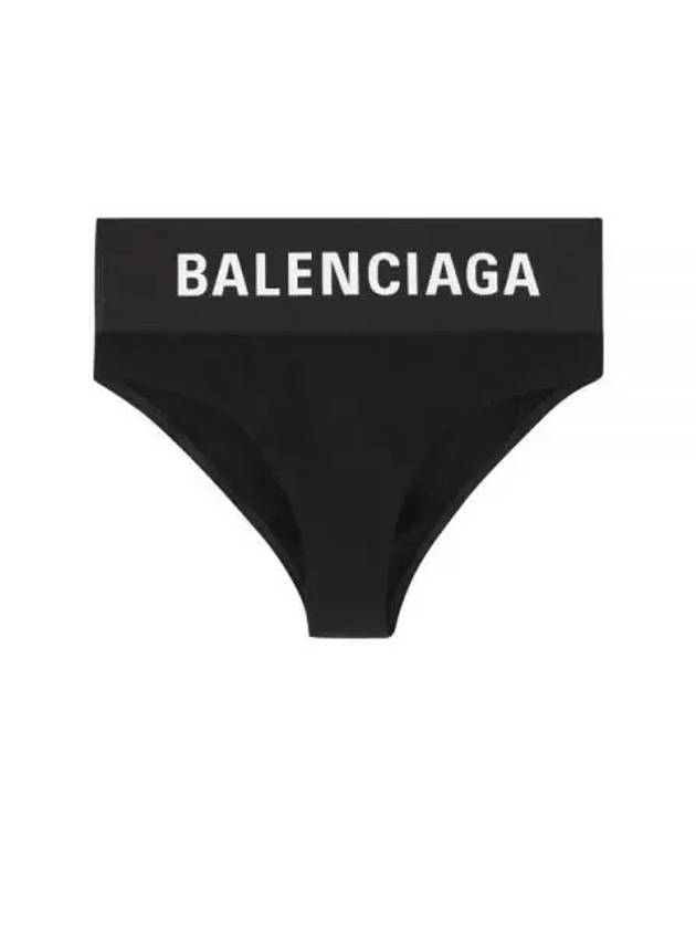 Logo Elastic Briefs Black - BALENCIAGA - BALAAN 2