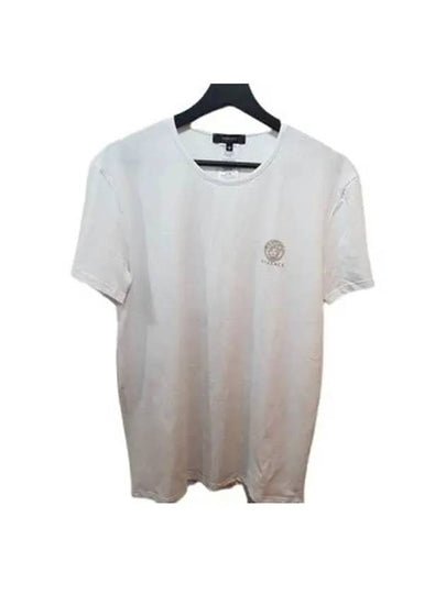 Men's Logo Medusa Cotton Short Sleeve T-Shirt White - VERSACE - BALAAN 2