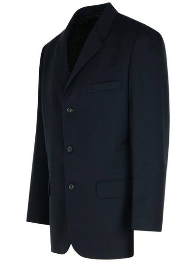 Maison Margiela Navy Virgin Wool Blazer - MAISON MARGIELA - BALAAN 2