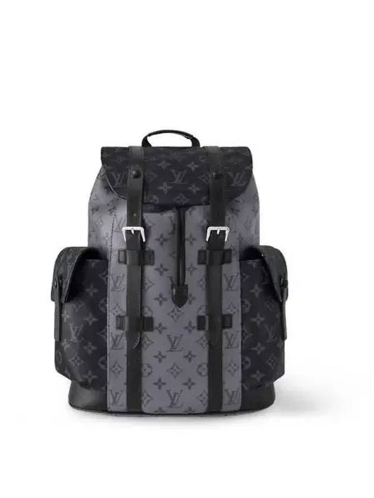 Christopher PM Monogram Eclipse Backpack Black - LOUIS VUITTON - BALAAN 2