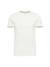 crew neck cotton short sleeve t-shirt white - MONCLER - BALAAN 1