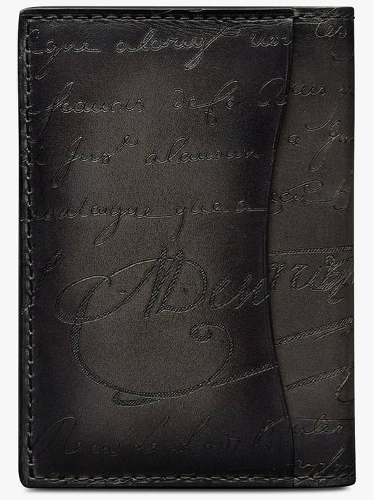 Jagua Scritto leather card holder - BERLUTI - BALAAN 2