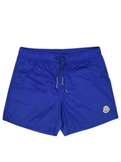 Logo Swim Shorts Bright Blue - MONCLER - BALAAN 2