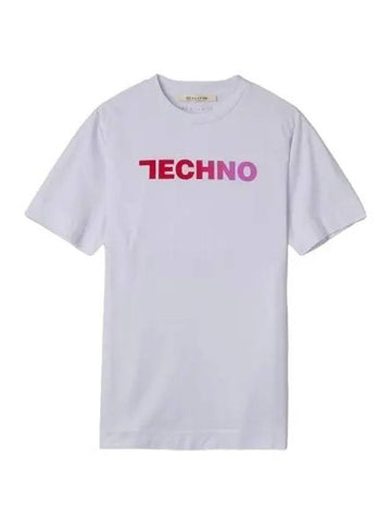 Techno short sleeve t shirt white - 1017 ALYX 9SM - BALAAN 1