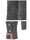 Men's Diagonal Mohair Tweed Cardigan Grey - THOM BROWNE - BALAAN 8