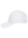 punching color logo ball cap 8424GZSPWHITE - BLACK&WHITE - BALAAN 3